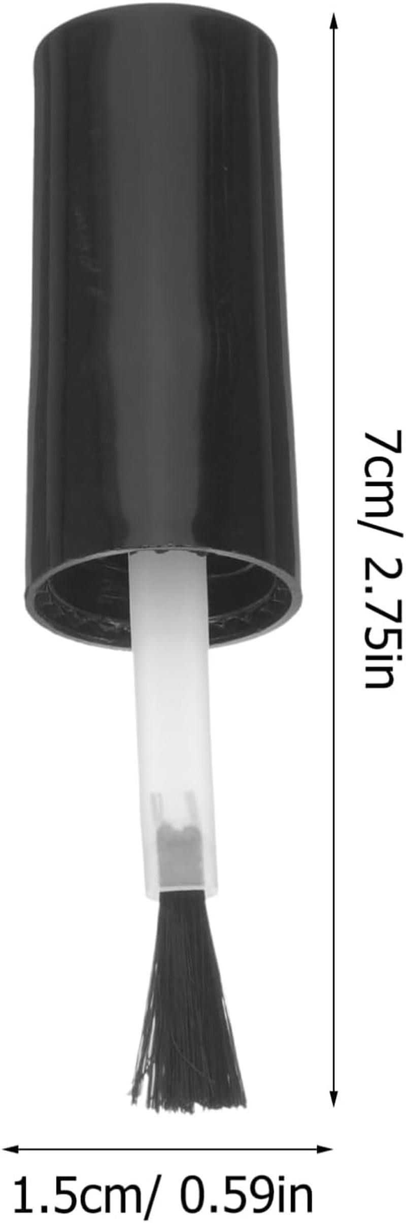 OSOLADY 10Pcs Diy Nail Polish Brush Set Replacement Brushes for Gel Liquid Dip Nail Art Bottle Caps Accessories image number 3