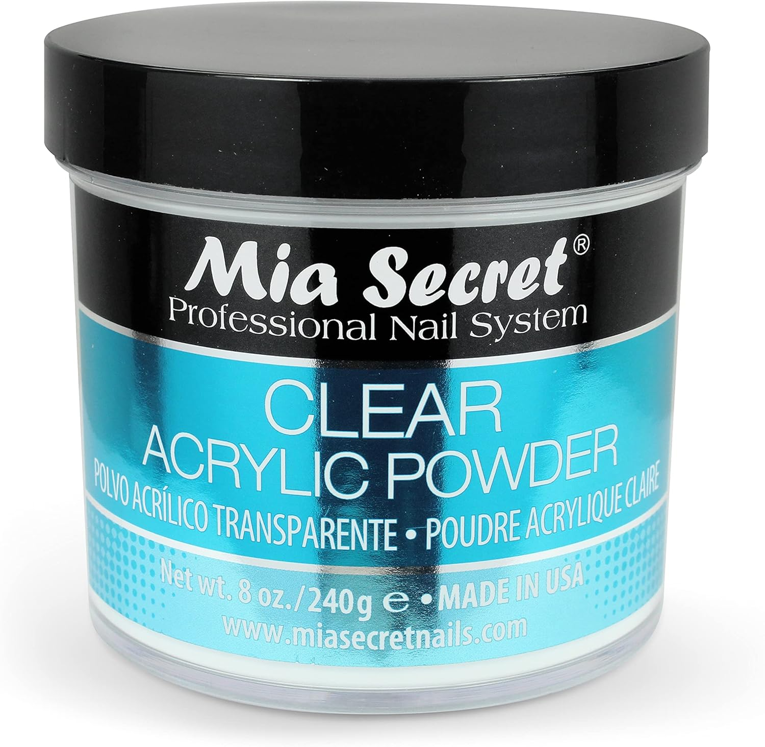 Professional Acrylic Nail System Clear Acrylic Powder 120Ml