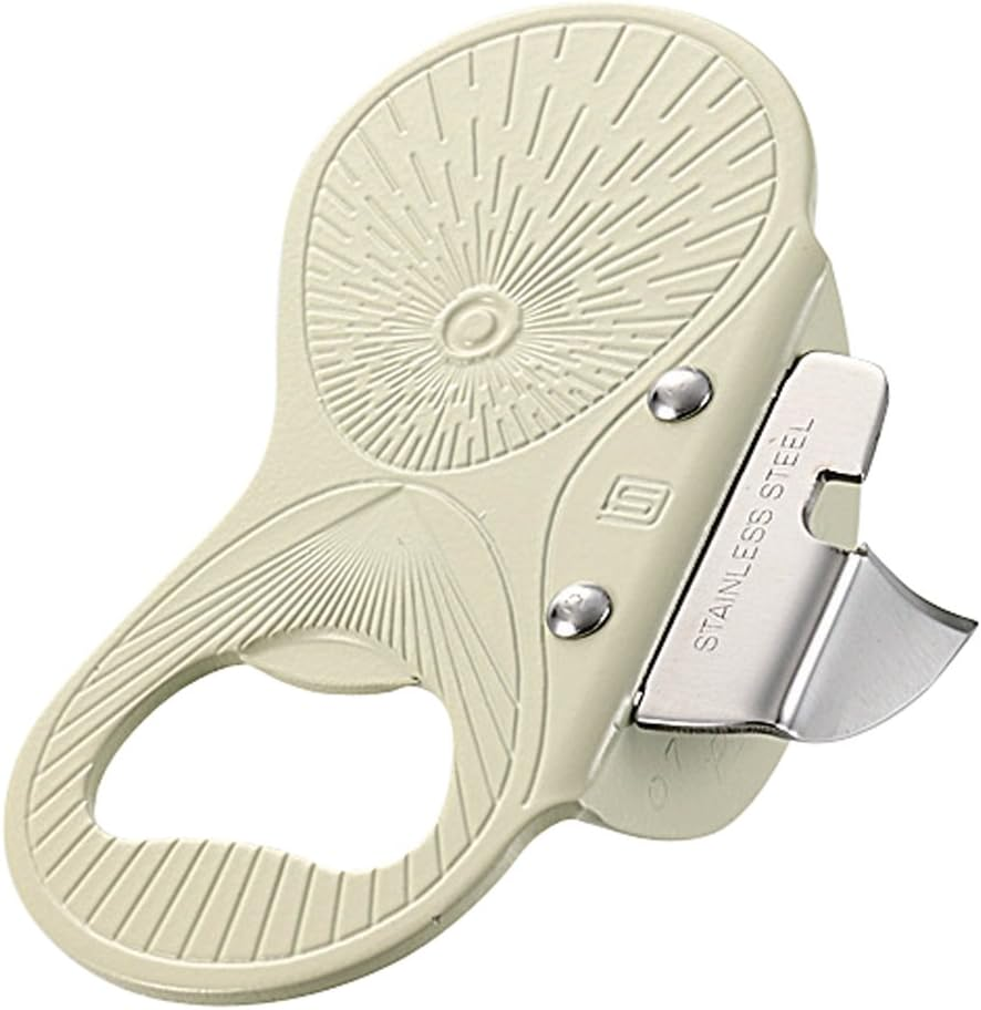 Pearl Easy Cooking Two Virtue Plug Can Opener (Japan Import, Stainless Blade, White, Manual) image number 3
