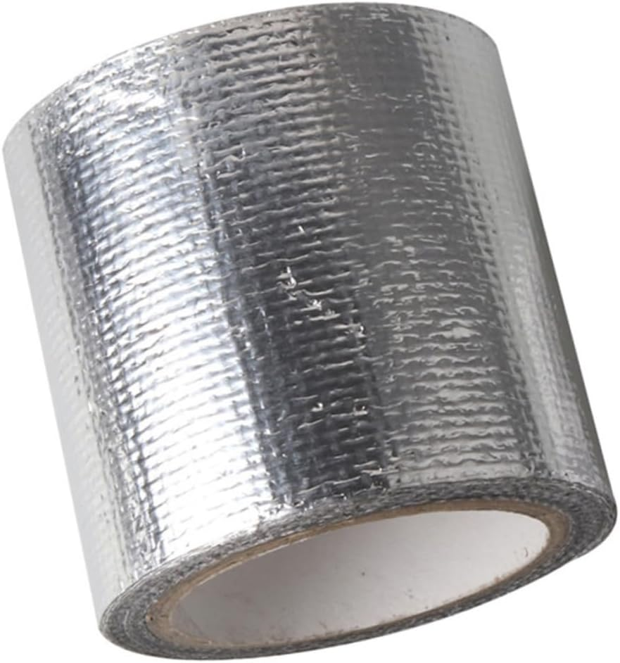 NOLITOY Car Shell Reinforcement Paper for Rc Model High Temperature Heat Protection Aluminum Foil Tape for Rc Car Body Repair image number 2