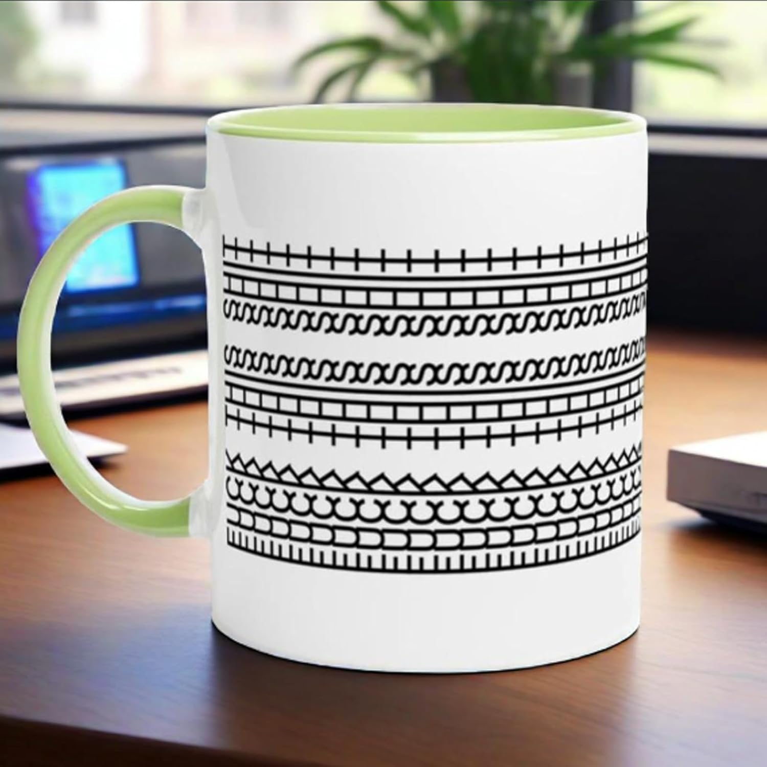 Hidden Message Coffee Mug, Ceramic Coffee Mugs, Hidden Word Design, Funny Mug Loading Message for Home & Office, Dishwasher & Microwave Safe &ndash; Coffee Cups Gift Idea(White) image number 5