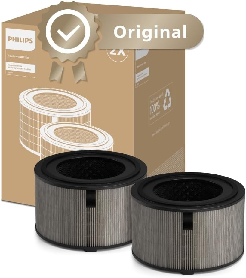 Philips Original Replacement Filter for 4200 Series AC4220 and AC4221, Air Purifiers, HEPA Nanoprotect + Active Carbon, 12 Months Lifetime, Black/White (FY4200/30) image number 3