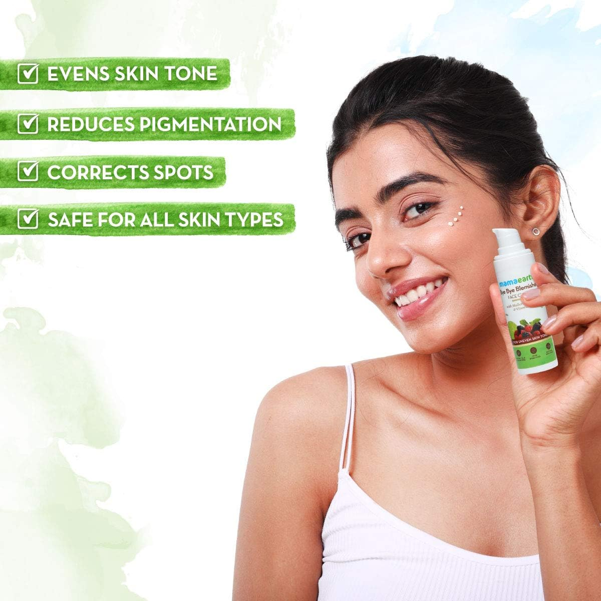 Mamaearth Bye Bye Blemishes Face Cream for Pigmentation & Blemish Removal with Mulberry Extract & Vitamin C - 30Ml image number 3