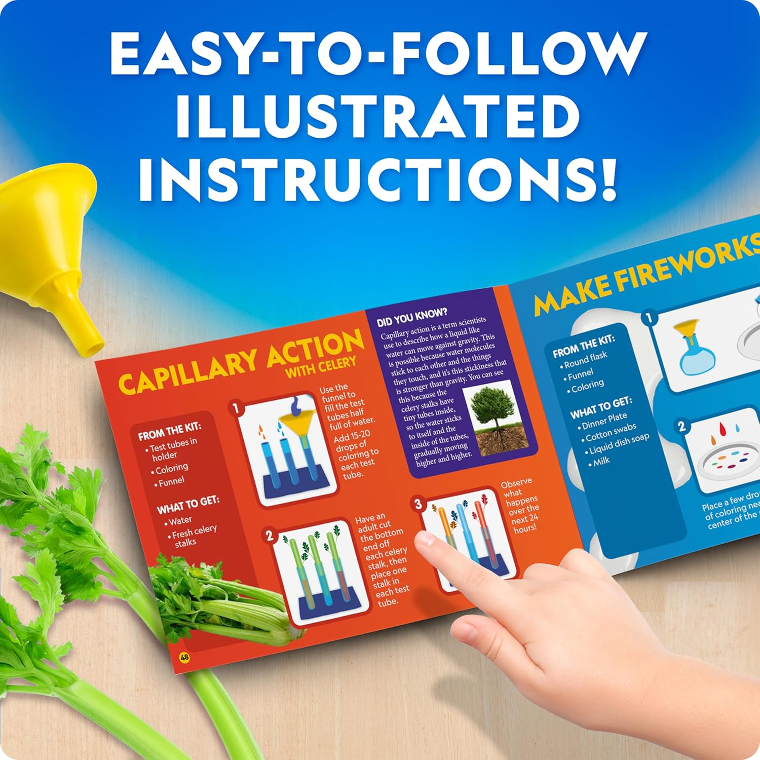 National Geographic Kids Junior Chemistry Set - Full Early Learning Lab Kit with 50 Science Experiments for Kids & 20+ Lab Tools, Chemistry Set image number 5