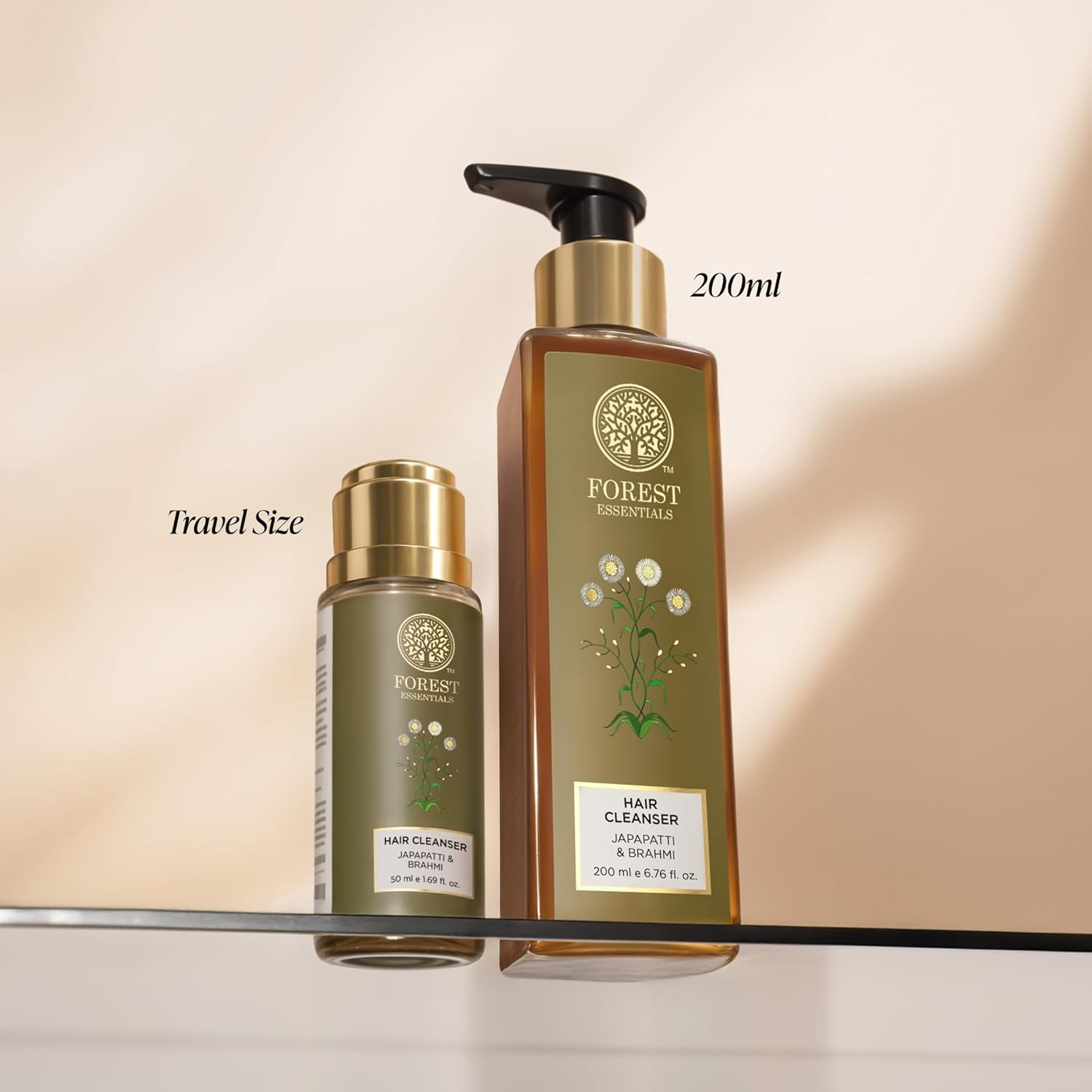 Forest Essentials Hair Cleanser Japapatti & Brahmi 200Ml image number 3