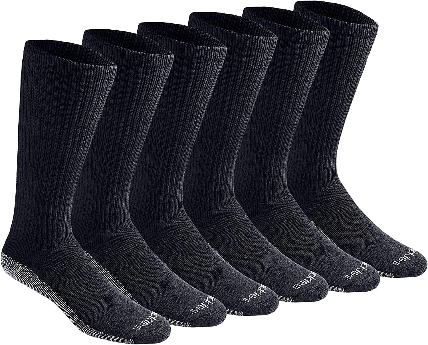 Dickies Men'S Multi-Pack Dri-Tech Moisture Control Boot-Length Socks