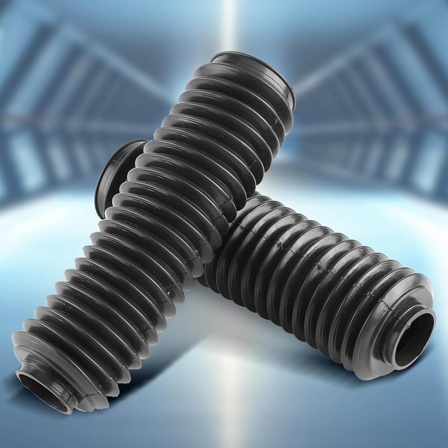 Fork Cover Rubber Fork Boots Black Motorcycle Boots Motorcycle Cover Shock Rubber Sleeve Motorbike Chassis for Bike ATV image number 5