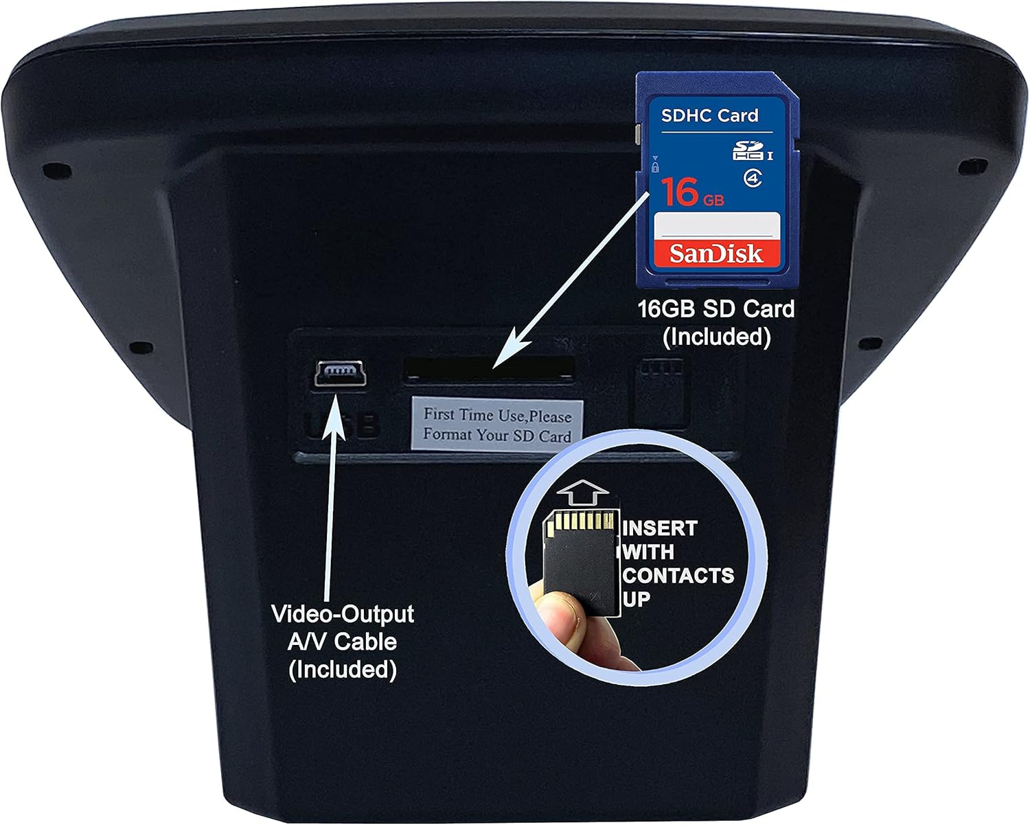 MINOLTA Film & Slide Scanner, Large 5" Screen, Convert Color & B&W 35Mm, 126, 110 Negative & Slides, Super 8 Films to High Res 22MP JPEG Digital Photos, 16GB SD Card, Worldwide AC Adapter (Black) image number 4