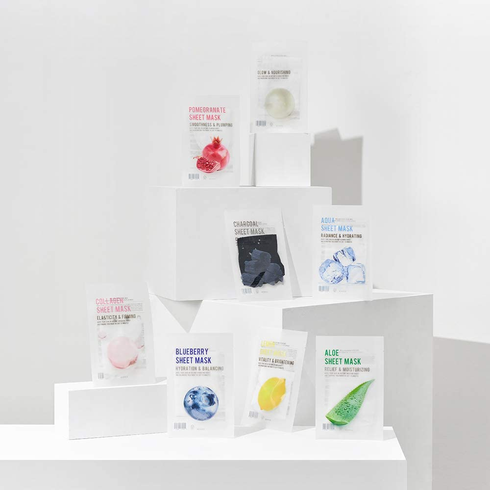 [PACK of 10] EUNYUL Purity Aloe Facial Sheet Mask Pack 22Ml X 10Pcs Korean Skincare Hydrating & Soothing & Natural Ingredients for All Skin Types image number 2