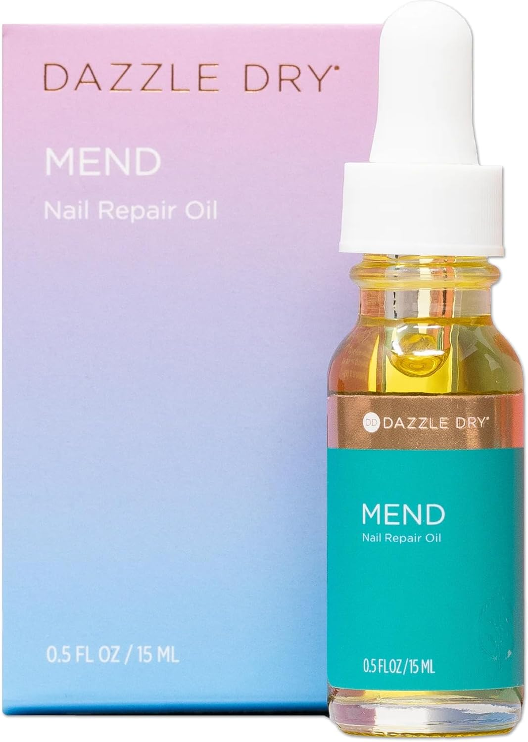 Dazzle Dry Mend Nail Repair Oil, 0.5 Oz (15 Ml) image number 4