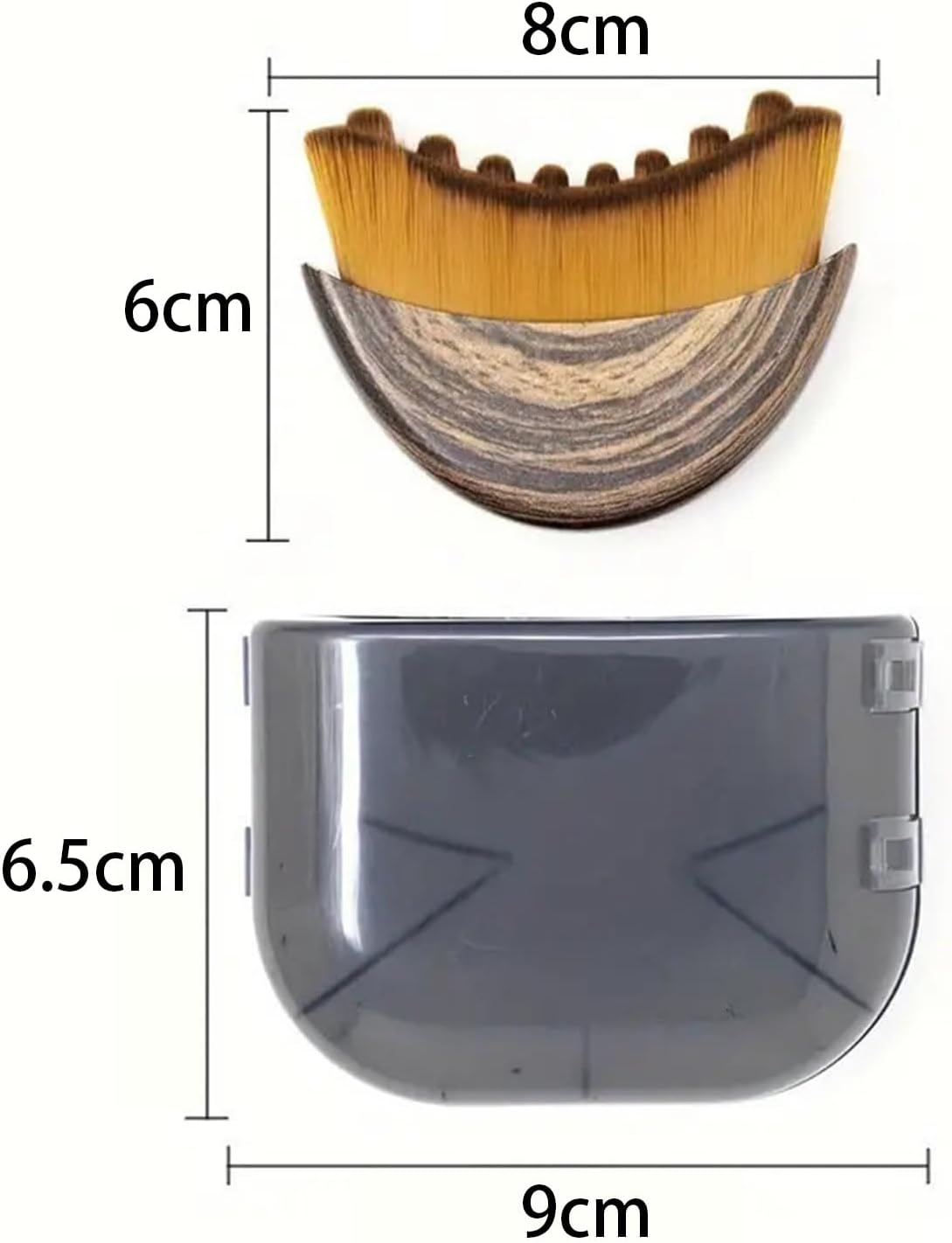 JANGJANG Dry Brushing Face Brush, Lymphatic Face Brush for Facial Massage, Ergonomic Contoured Brush to Stimulate Lymph Flow, Reduce Puffiness, Relieve Tired Muscles, Suitable for All Skin Types image number 2