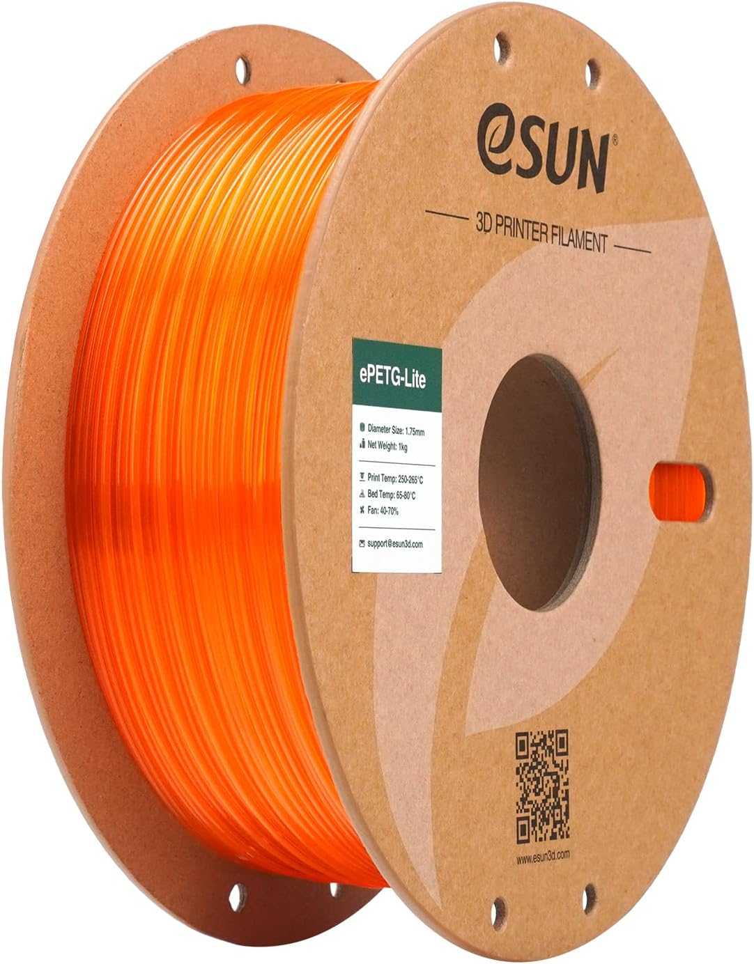 Esun Basic PETG Filament 1.75Mm, 3D Printer Filament PETG, Dimensional Accuracy +/- 0.05Mm, 1KG Spool (2.2 LBS) 3D Printing Filament for 3D Printers,Solid White