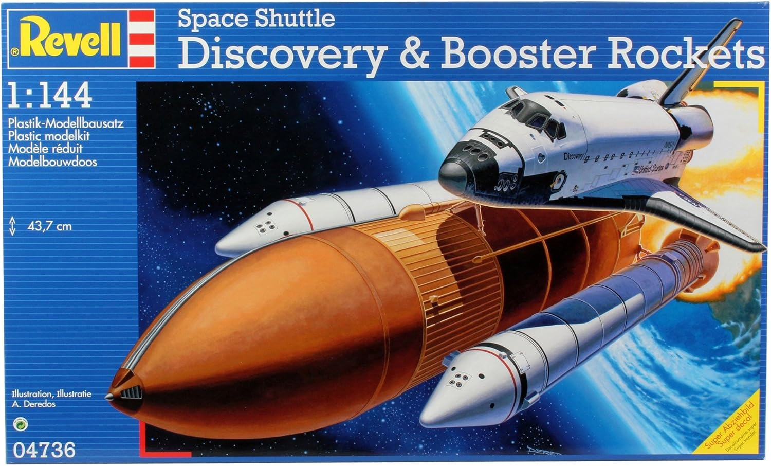 Revell 1:144 Space Shuttle Discovery and Booster Rockets Model Kit image number 4