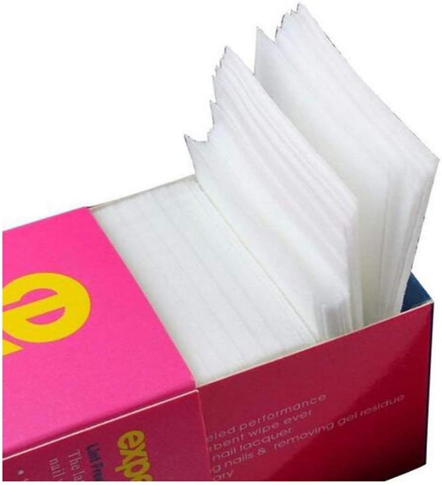 325Pcs/Box Professional Lint Free Nail Wipes Nail Art Gel Polish Remover Cotton Pad Nail Wipe image number 3