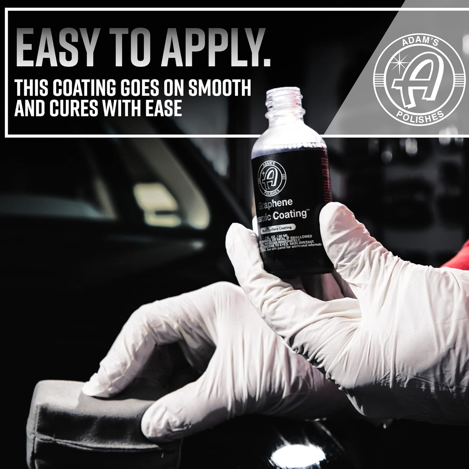 Adam'S Polishes UV Graphene Ceramic Coating - 10H Ceramic Coating for Cars W/UV Glow Technology | 7+ Years of Protection | Apply after Car Wash Clay Bar Car Buffer Polisher | Boat RV Motorcycle image number 6
