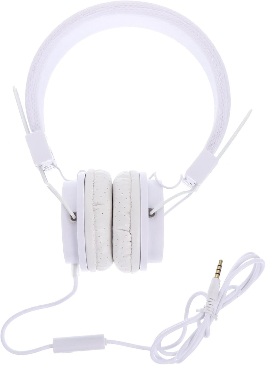 LIGIGWASH Wired Over-Ear Game Headset In-Line Mic, White, Stereo Gaming Headphones for Pc, Wired Headphone for Gamers and Streaming image number 3