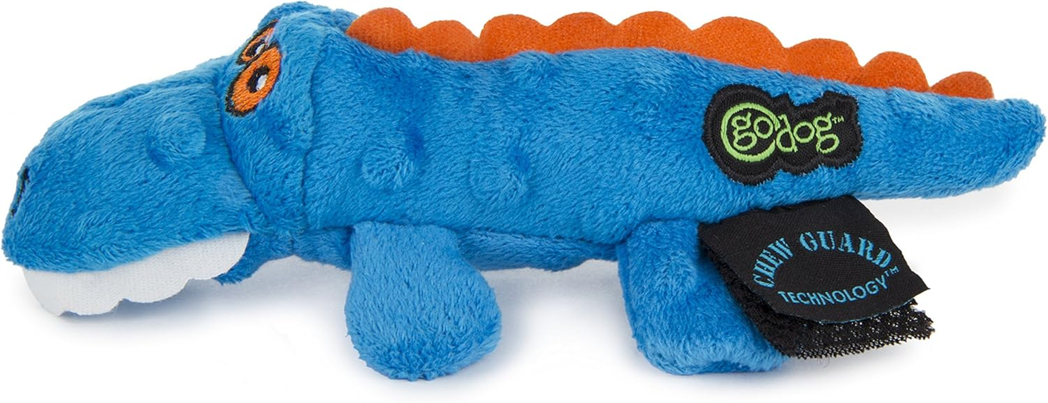 Godog Just for Me Gator Dog Toy, Blue image number 1