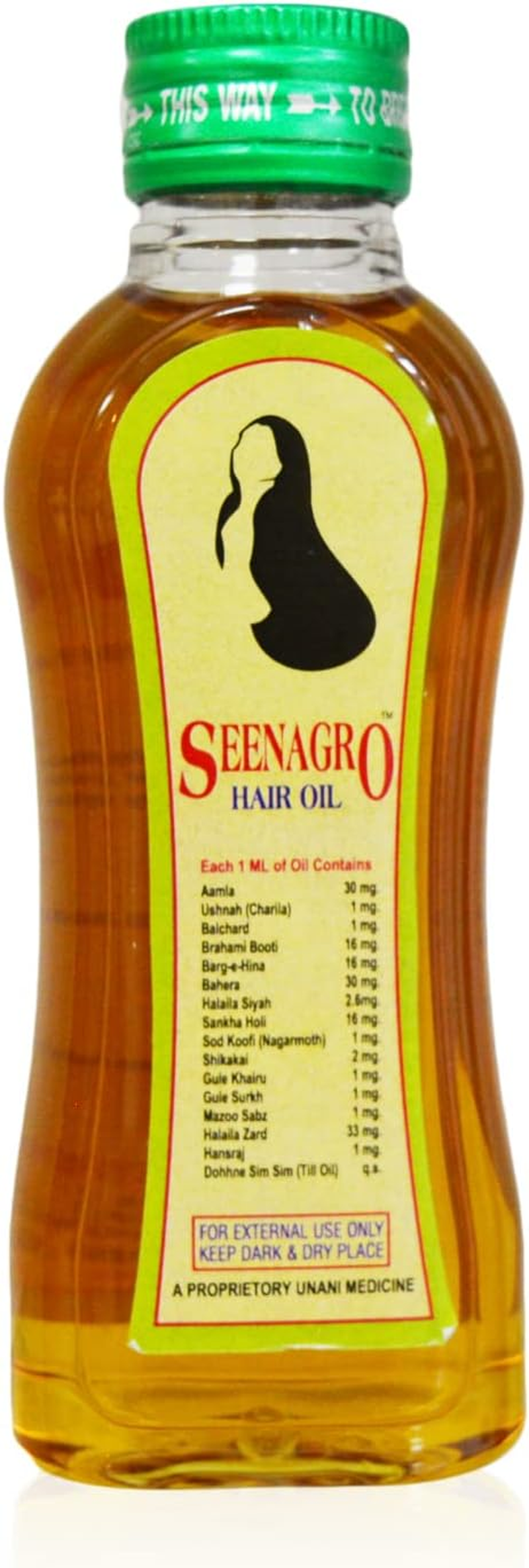 Seina Herbal Products Seenagro Hair Oil Makes the Hair Strong Silky and Healthy | Useful for All Types of Hair Problems | Organic Pure & Natural Hair Oil for Women and Men 100Ml Pack of 2 Bottles. image number 1