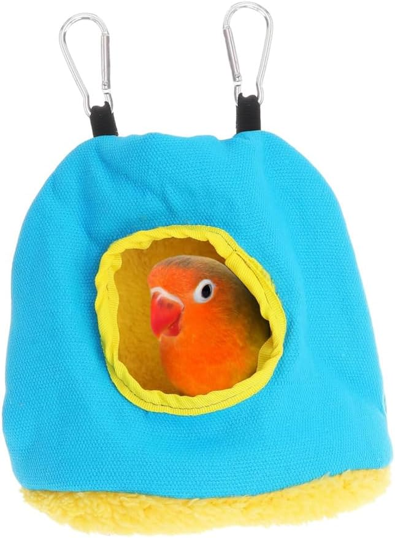 CUEMOON Hanging Nest Bird House Hanging Bird Cage Bird Bed for Macaws Budgies Cockatiels Cockatoo Canary Random Color image number 1