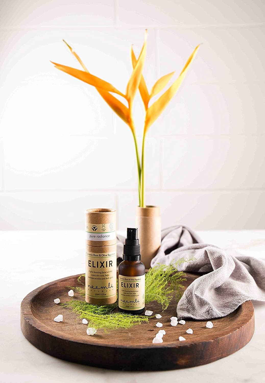 Neemli Naturals Turmeric Root & Olive Squalane Elixir | Anti-Ageing Facial Oil, Deeply Hydrates, Rich in Vitamin - 15Ml (Pack of 1) image number 1