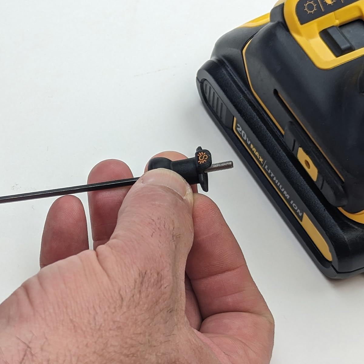 Spider Tool Holster - Drill Pins - Pack of Three - Attaches to the Side of Any Brand Power Drill and Driver with the Provided M2, M3, #6-32 Screws - Pairs with Spider Tool Holster and Tool Docks image number 3