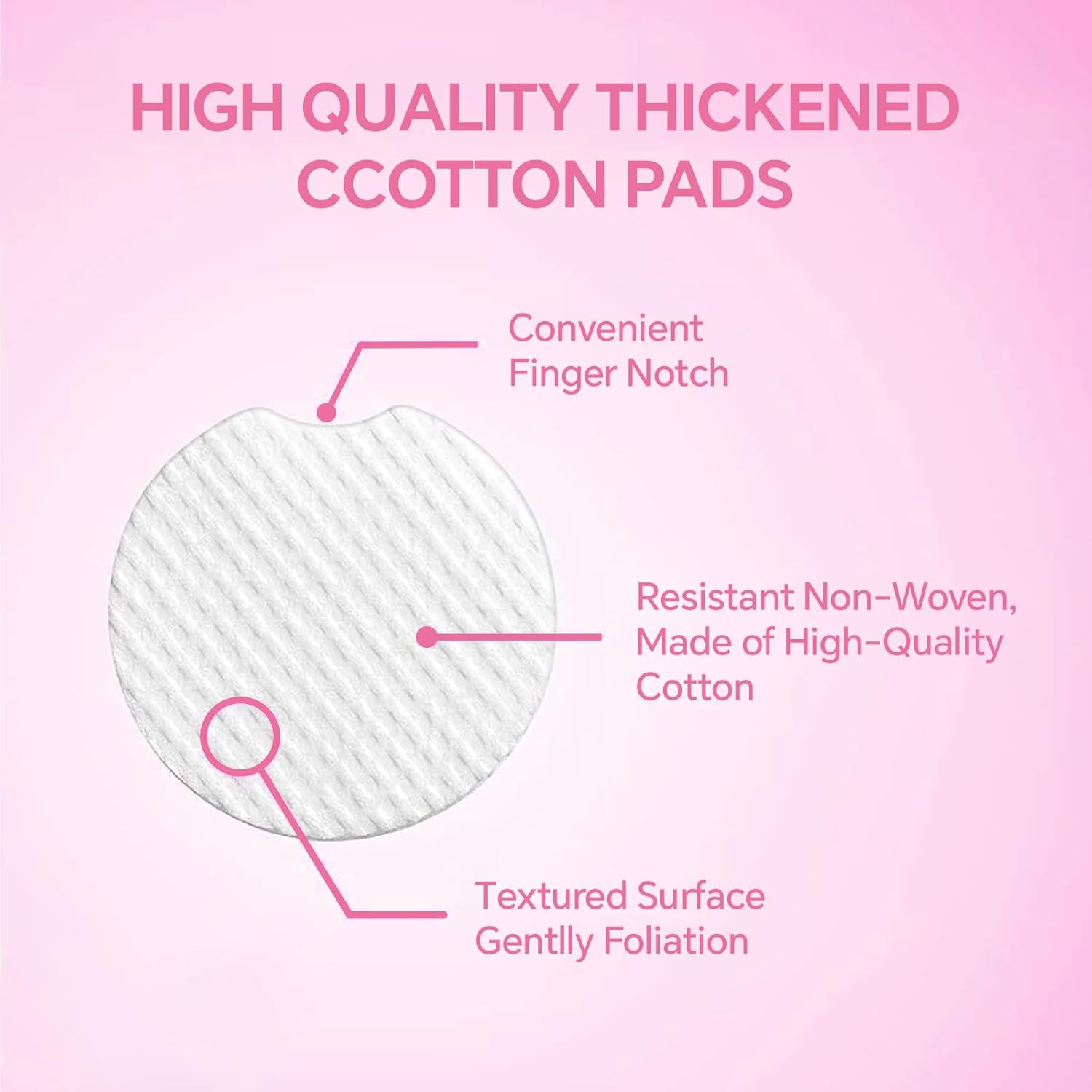 SAISZE Glycolic Acid Pads, 50 Toner Pads for Face Cleansing, Exfoliating Pads Chemical Peel with Salicylic Acid image number 3