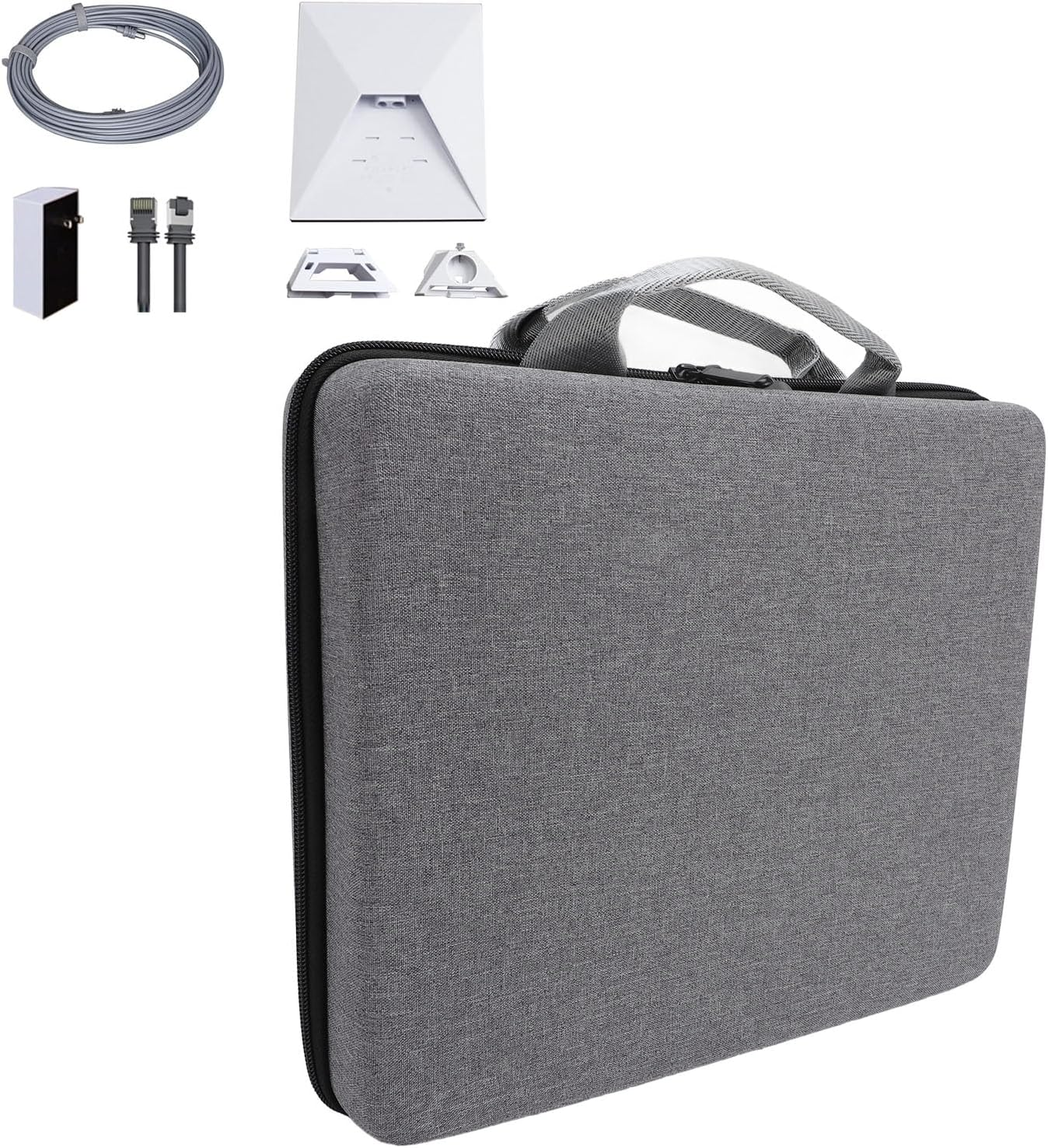 Mini Case, Travel Case for Mini, Sturdy Briefcase for Mini Starlink, Mini Travel Bag with Dual Layer Customizable Shock-Absorbing Foam Interior For