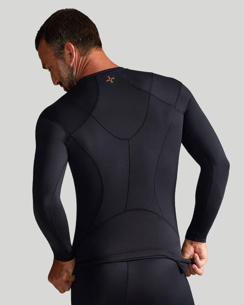 Tommie Copper Men'S Pro-Grade Shoulder Support Shirt I UPF 50, Long Sleeve Compression Shirt, Upper Body & Posture Support image number 1
