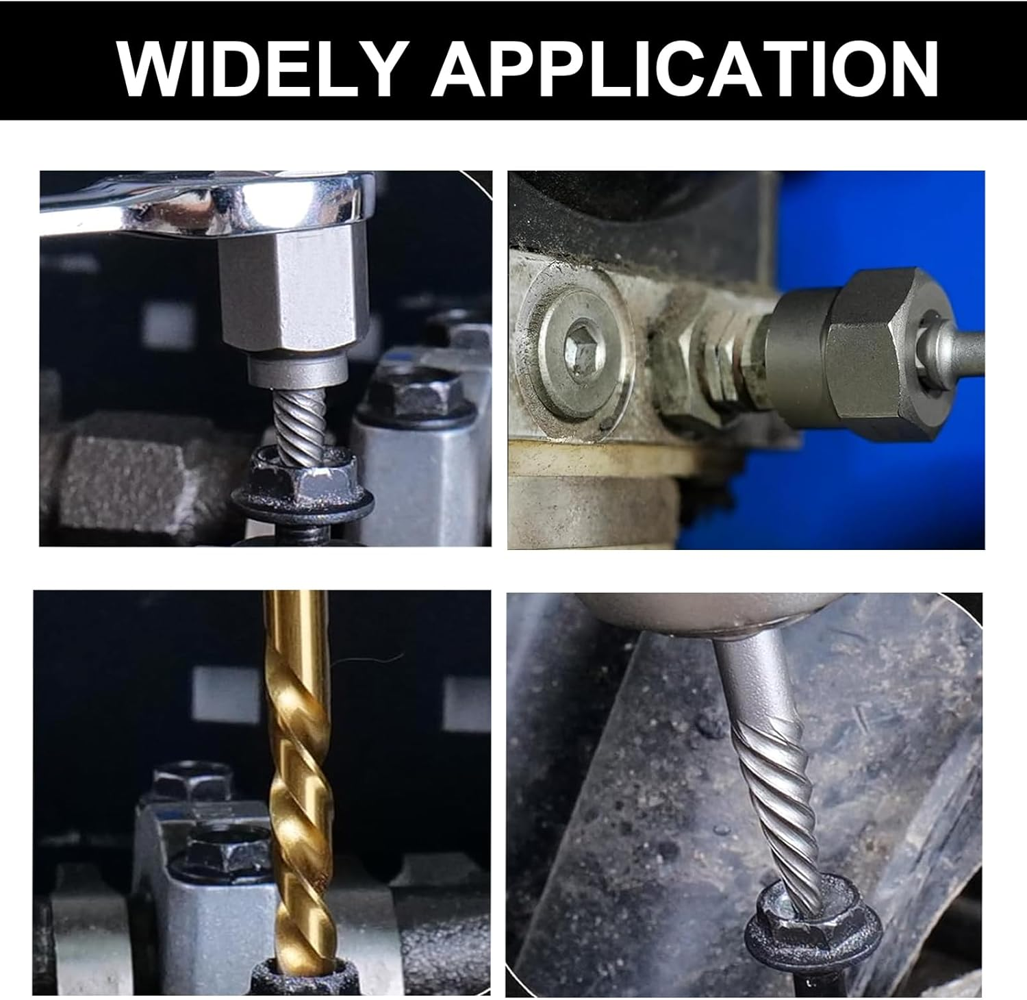 Greywolf 40 Pcs Screw Extractor and Bolt Extractor Set，Left-Handed Drill and Easy Extractor，2-In-1 Nut Extractor ，Bolt Nut Remover，For Stripped, Rusted, Broken Screws, Nuts image number 5