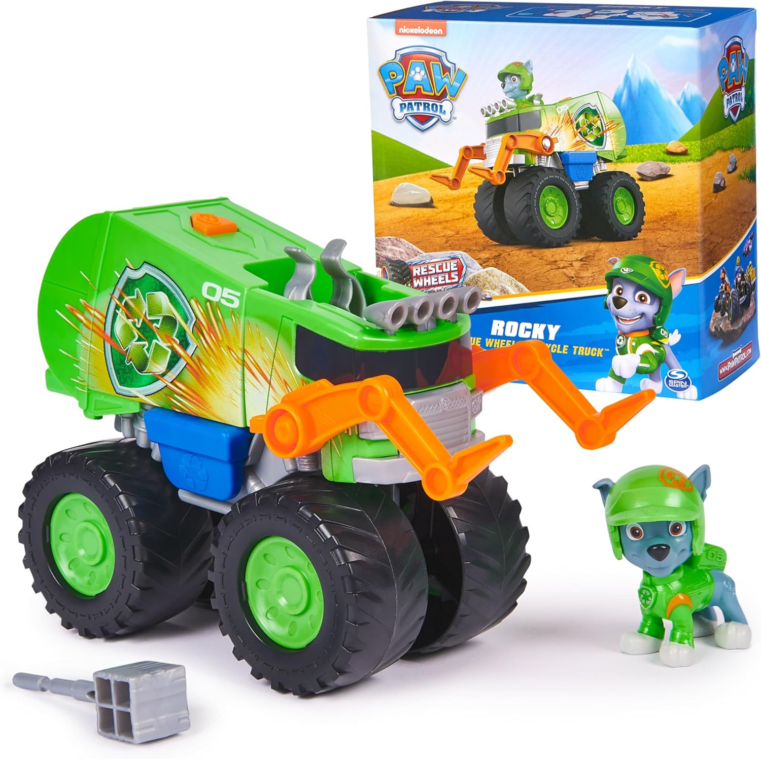 PAW PATROL Toy Vehicle Thmdvhcrscuewheelsrocky image number 5