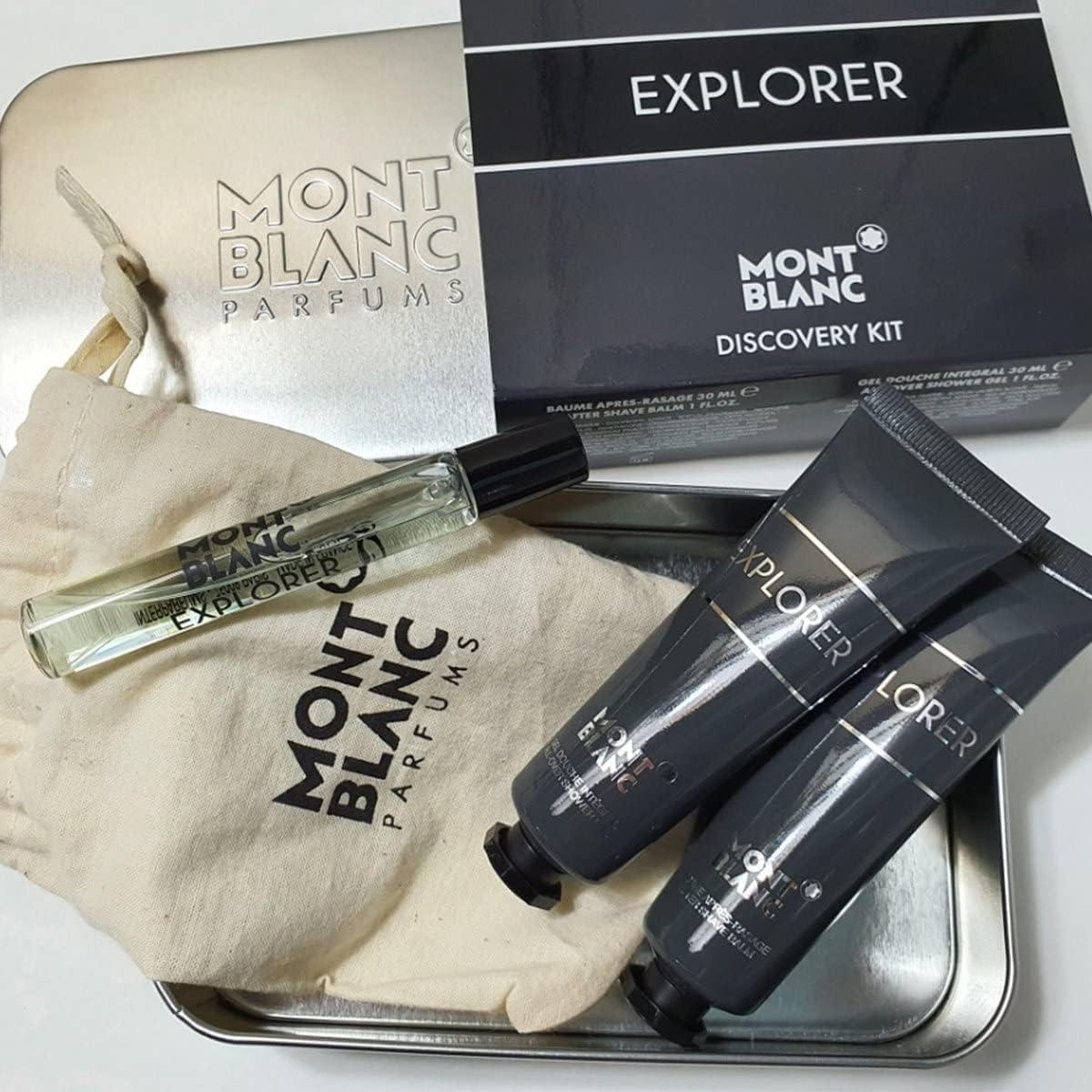 Mont Blanc Explorer Eau De Parfum Spray 3 Piece Gift Set for Men