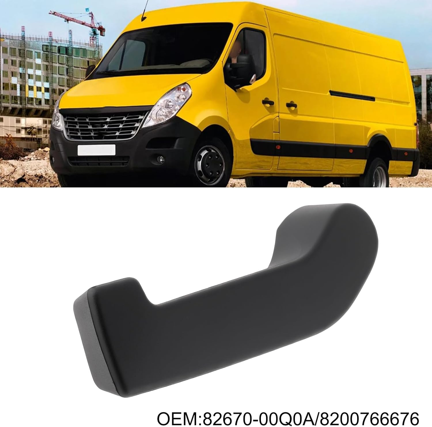 SING F LTD Right Side Inner Sliding Door Handle Replacement Part Compatible with Renault Master MK3 Compatible with Vauxhall Movano image number 6
