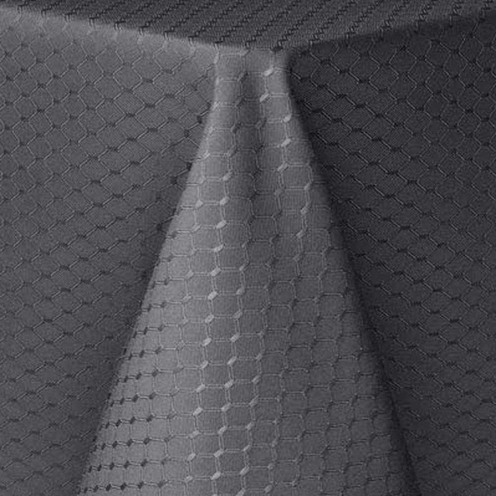 Tektrum Heavy Duty 60 X 120 Inch Rectangular Elegant Waffle Weave Check Jacquard Tablecloth Table Cover-Waterproof/Stain Resistant/Wrinkle Free-Great for Dinner, Banquet (Light Sage Green)