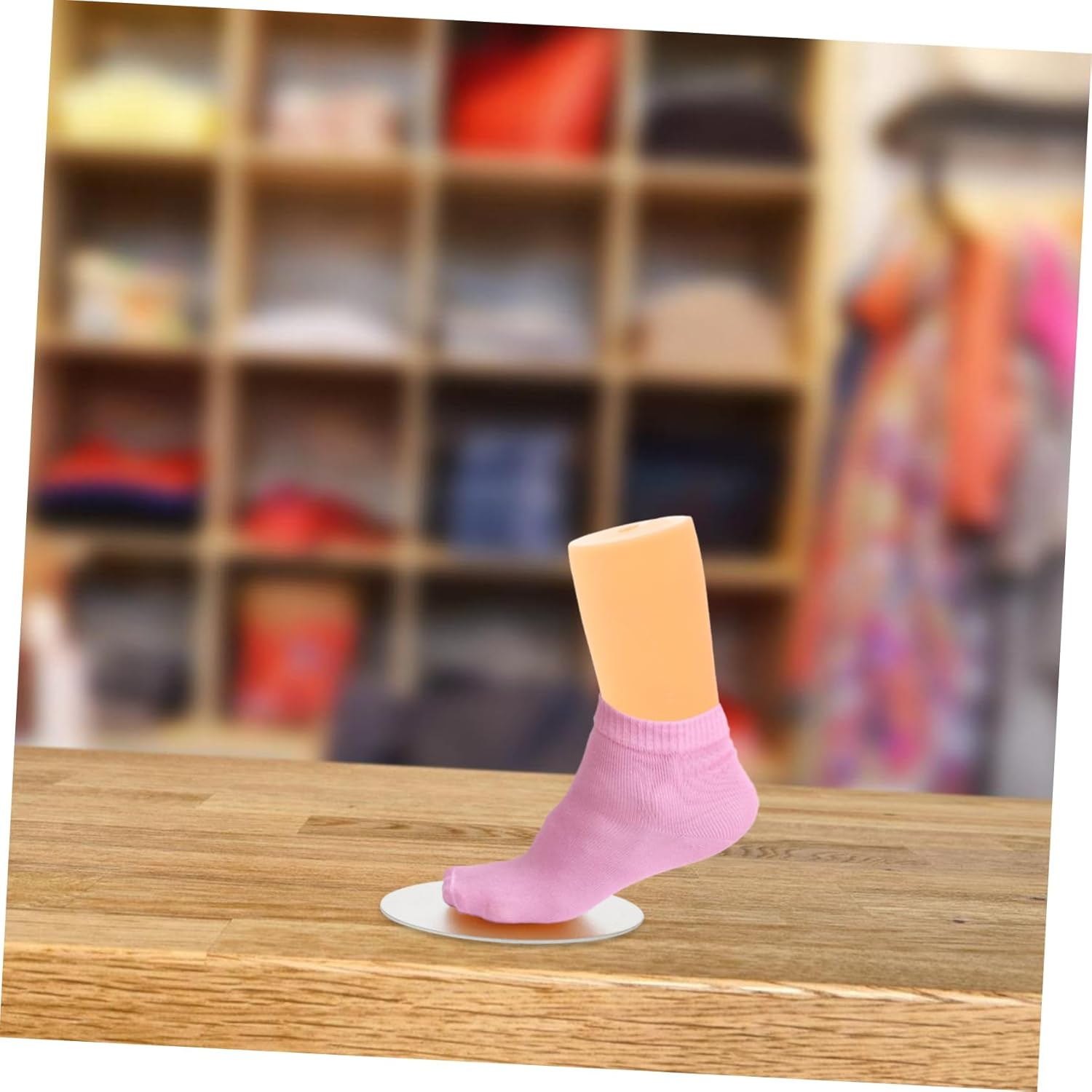 Happyyami Foot Sock Display Model for Boys and Girls Short Stocking Ankle Bracelet Jewelry Holder Sock Foot Mannequin for Shoes Display Stands Showcase