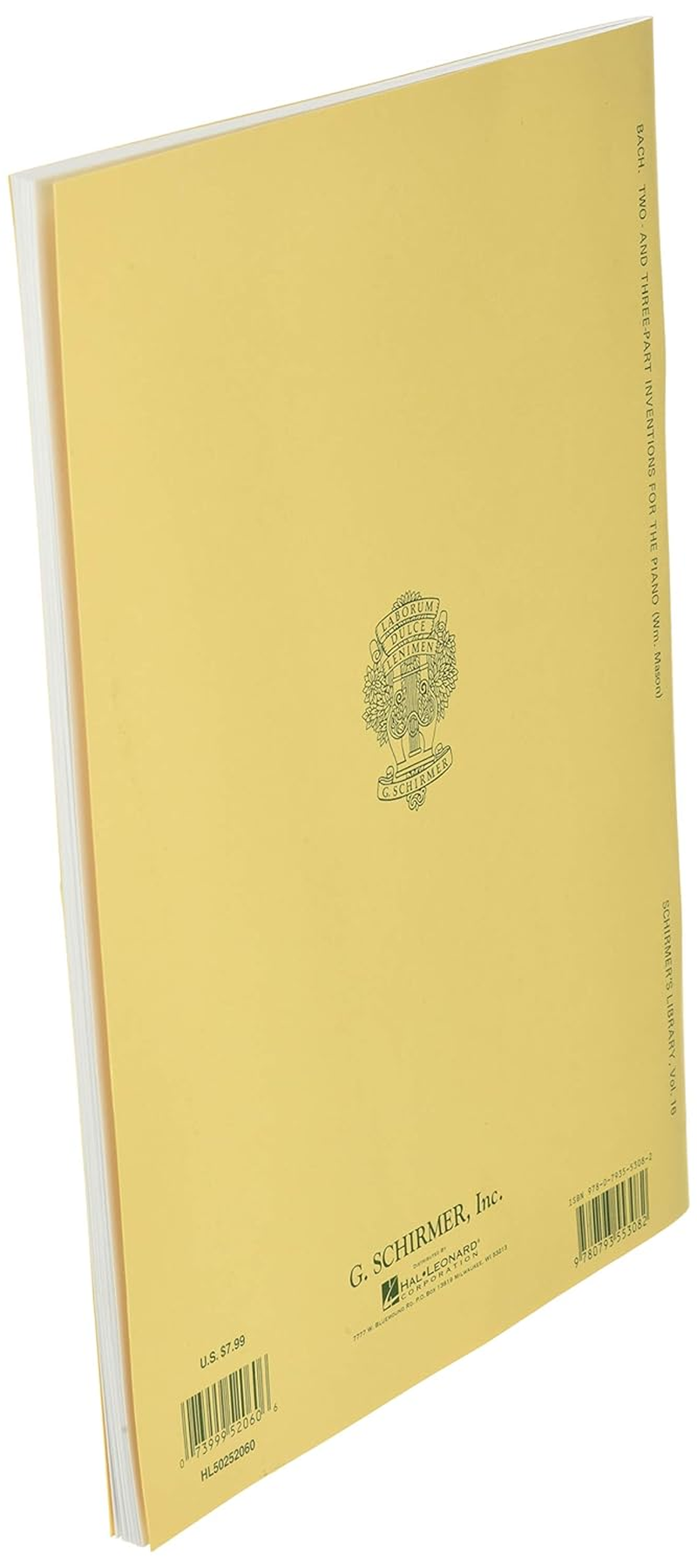 30 Two- and Three-Part Inventions: Piano Solo (Schirmer'S Library of Musical Classics) image number 5