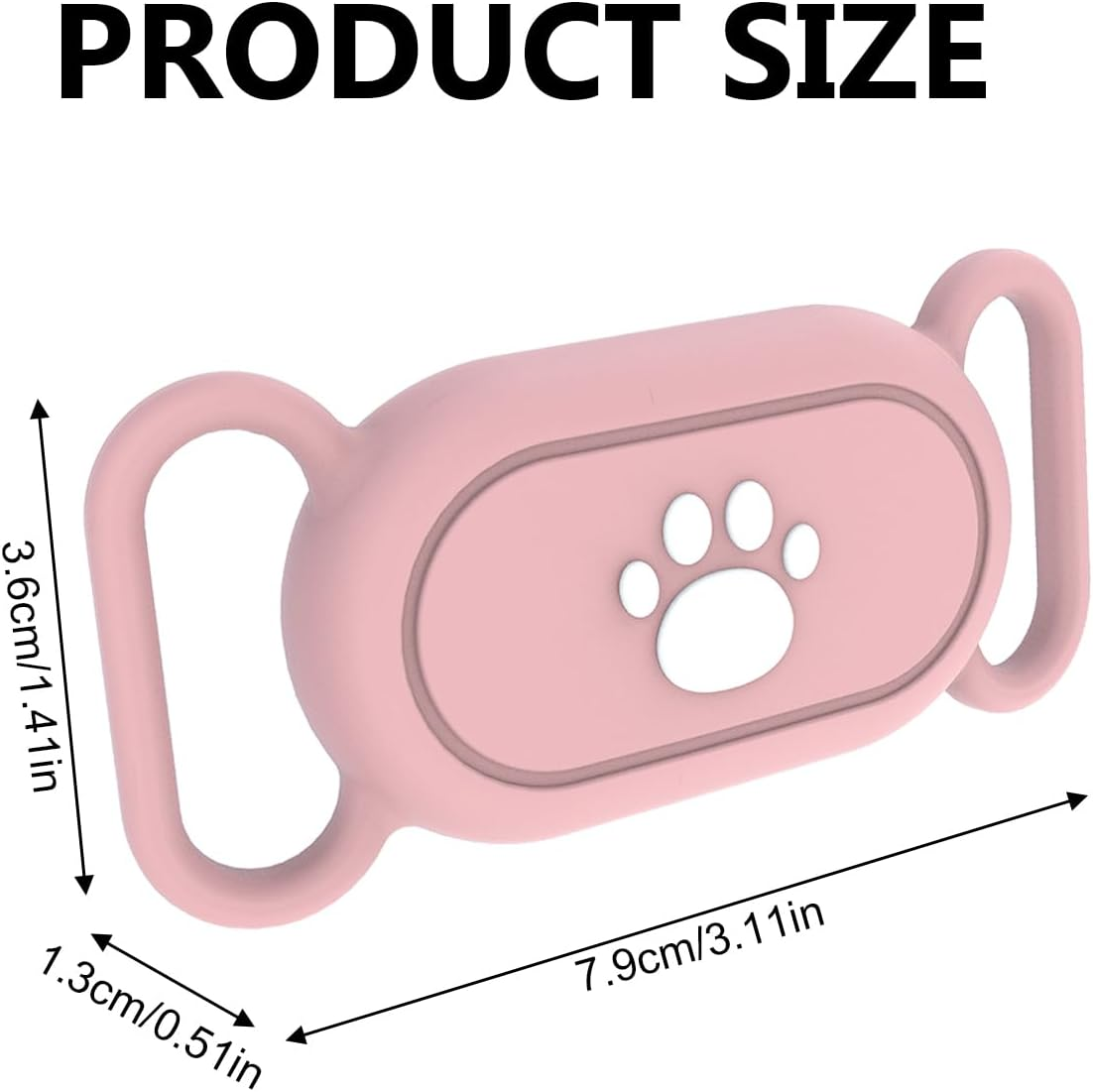 2 X Cat GPS Tracker Collar Compatible with Samsung Galaxy Smarttag 2, GPS Cat Collar Smart Tag 2 Case, Dog Tag Silicone Smart Tag 2 Case, Scratch-Resistant, Waterproof, for Children, Dogs, Cats image number 2