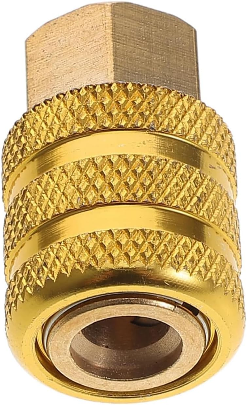 1PCS Heavy-Duty Copper Air Chuck Tire Inflator Adapter with Quick Connect Mechanism, Universal Fit for Car Truck SUV Bicycle Tires, Emergency Portable Inflation Tool Accessory image number 5