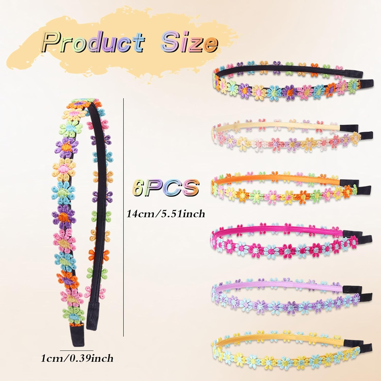 CZAYEFNH Headband for Women and Young Women - Cute and Stylish Headband for Everyday and Special Occasions, Flexible Size, Non-Slip and Lightweight image number 6