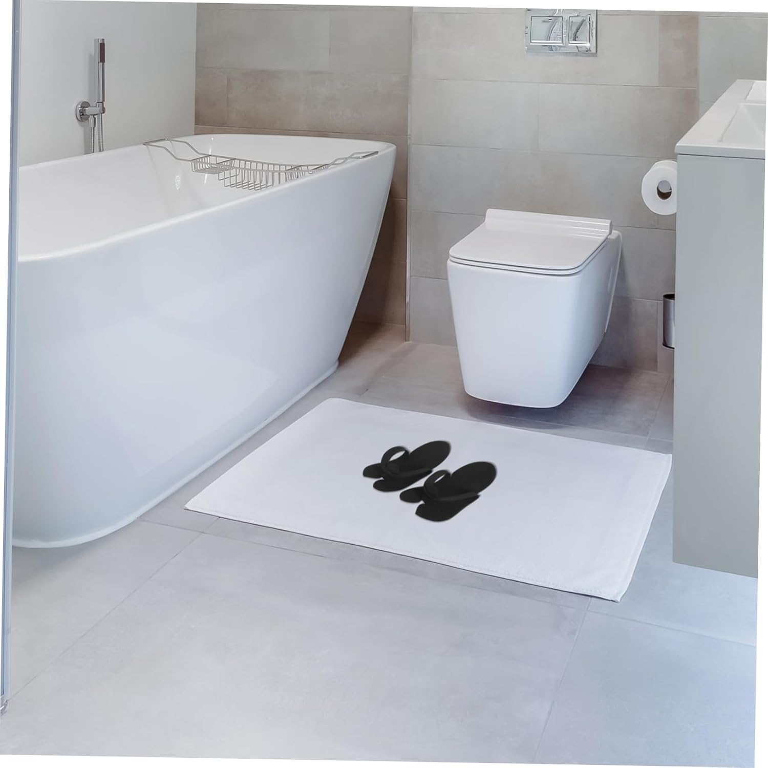 CALLARON 48Pairs Disposable Spa Slippers Eva Pedicure Sandals for Hotels and Salons Comfortable for Men and Women Random Colors Guest Footwear image number 5