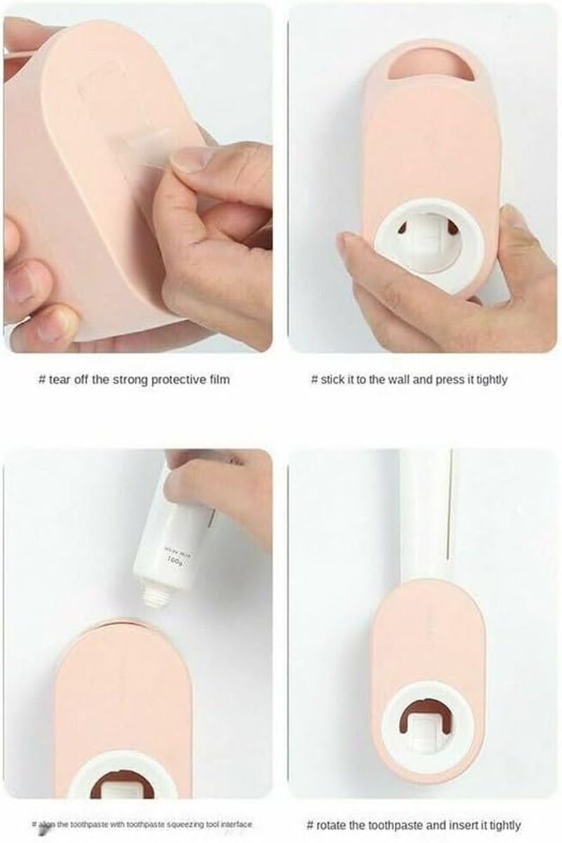 Lazy Automatic Toothpaste Squeezer Holder Wall Mounted Toothpaste Dispenser- Hygienic, Hands-Free Squeezer for Optimized Toothpaste Usage image number 3