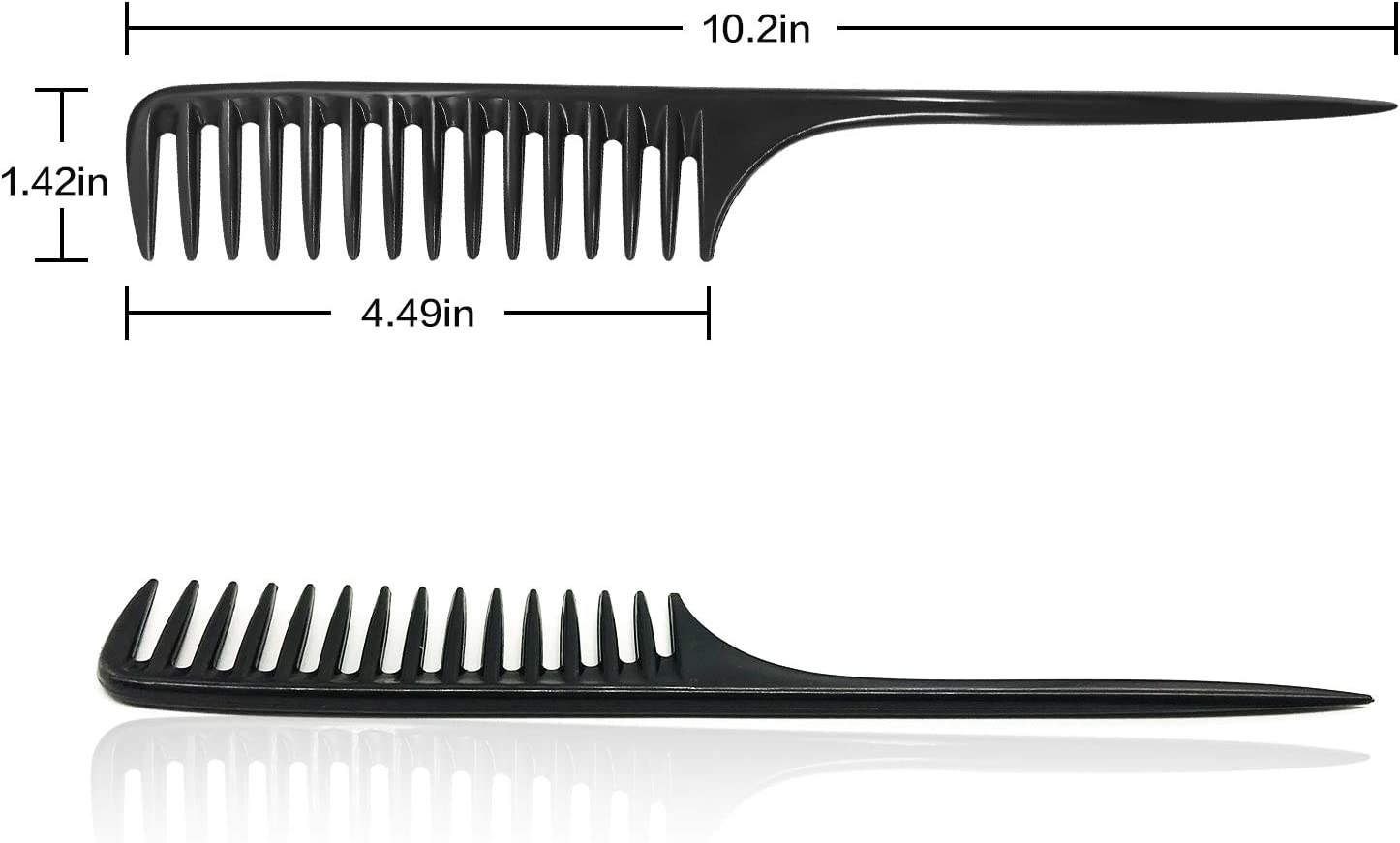 Wapodeai Wide Tooth Comb Detangling Hair Brush, anti Static Heat Resistant Hair Comb, Suitable for All Kinds of Hair. image number 6