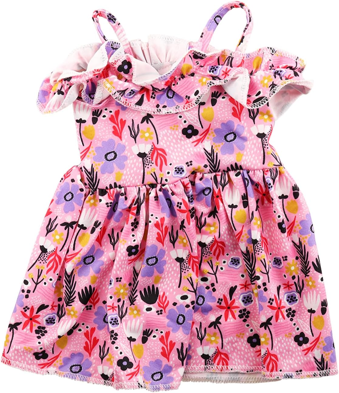 BARWA 18 Inch Doll Clothes and Accessories 5 Sets Clothes Dress Outfits with 2 Pairs Shoes for 18 Inch Girl Dolls image number 2