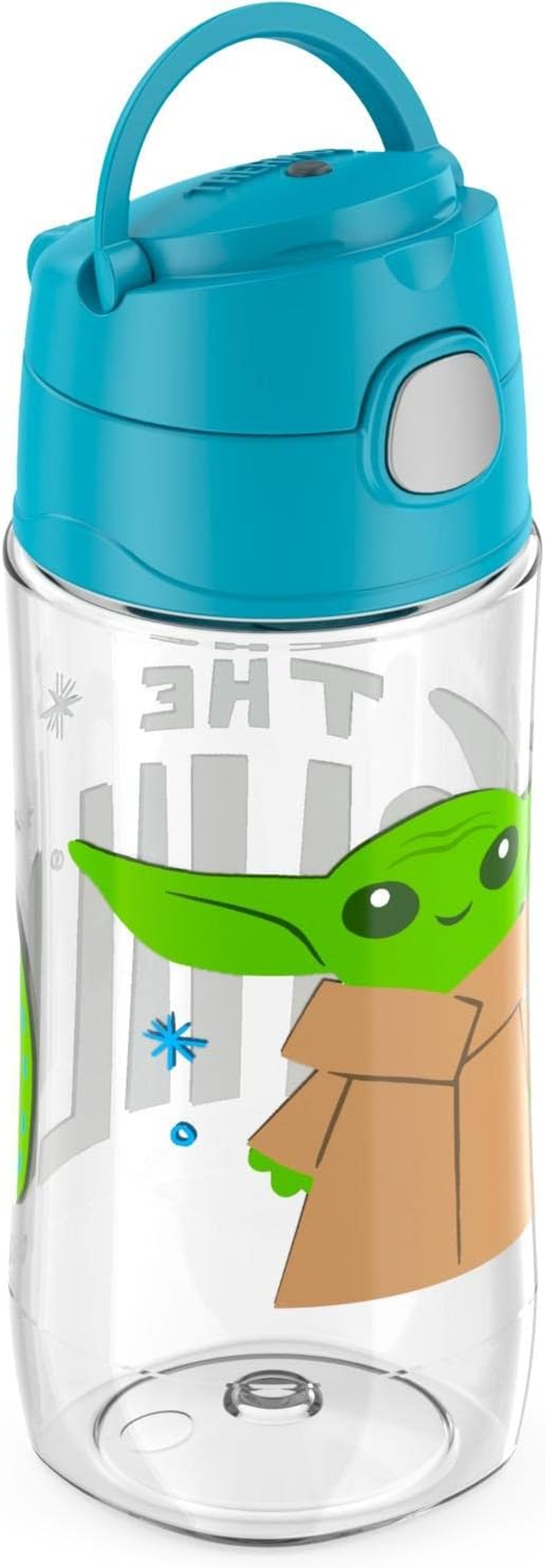 THERMOS FUNTAINER 16 Ounce Plastic Hydration Bottle with Spout, Mandalorian
