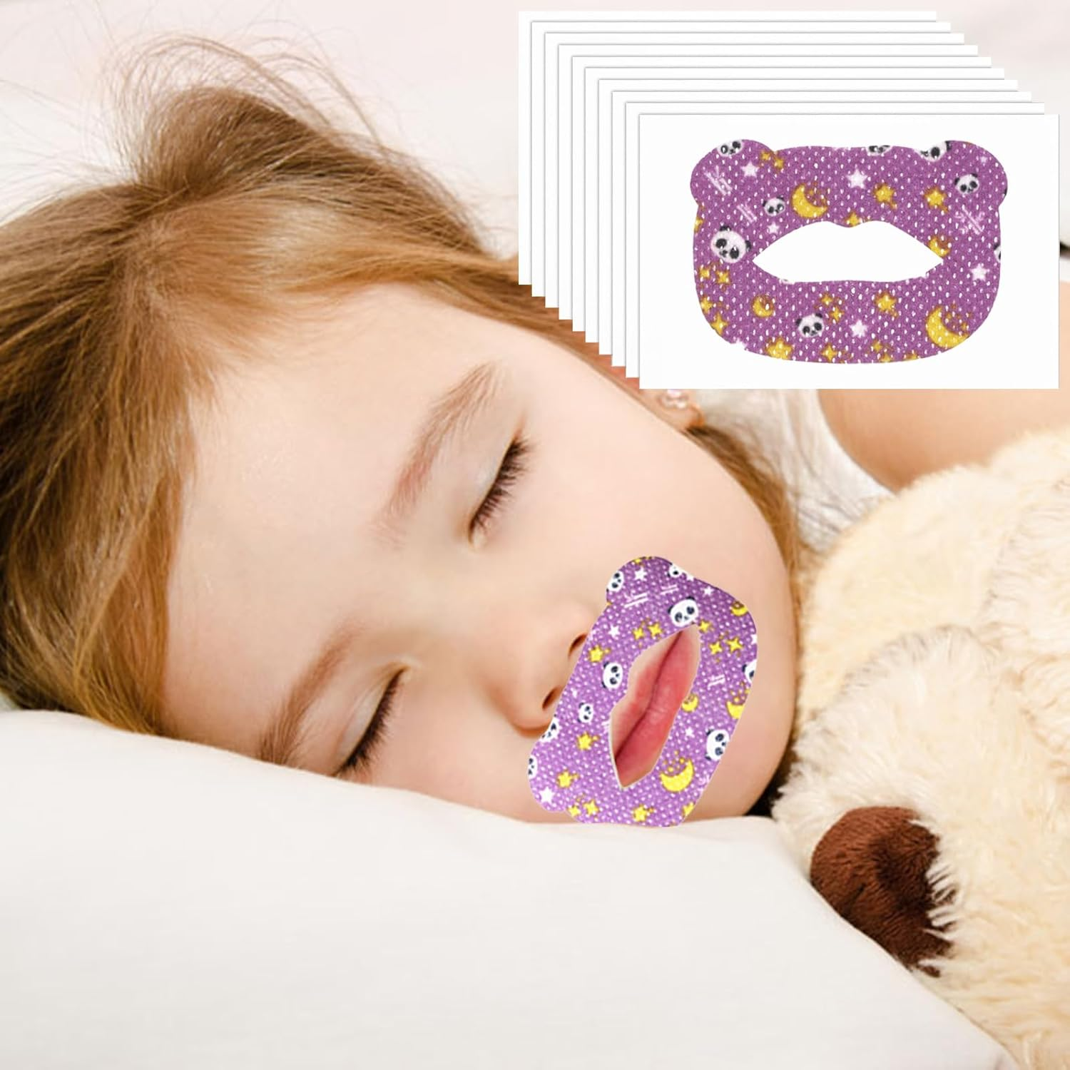 90 Pack Kids Mouth Tape for Sleeping anti Snoring Sleep Strips anti Snoring Sleep Tape Sleep Better Nose Breathing Improved Sleep anti Snoring Strips image number 3