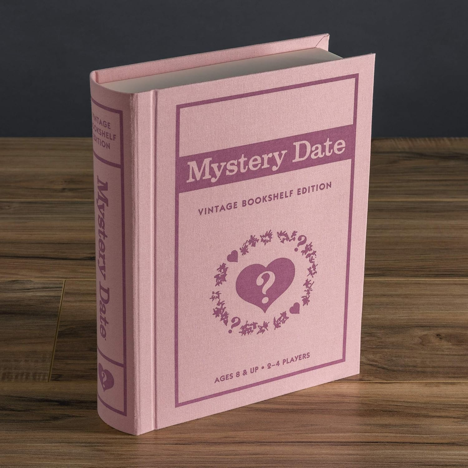 WS Game Company Mystery Date Vintage Bookshelf Edition Board Game, 120+ Age, 4 Players, Mystery Theme, Pink, 2022