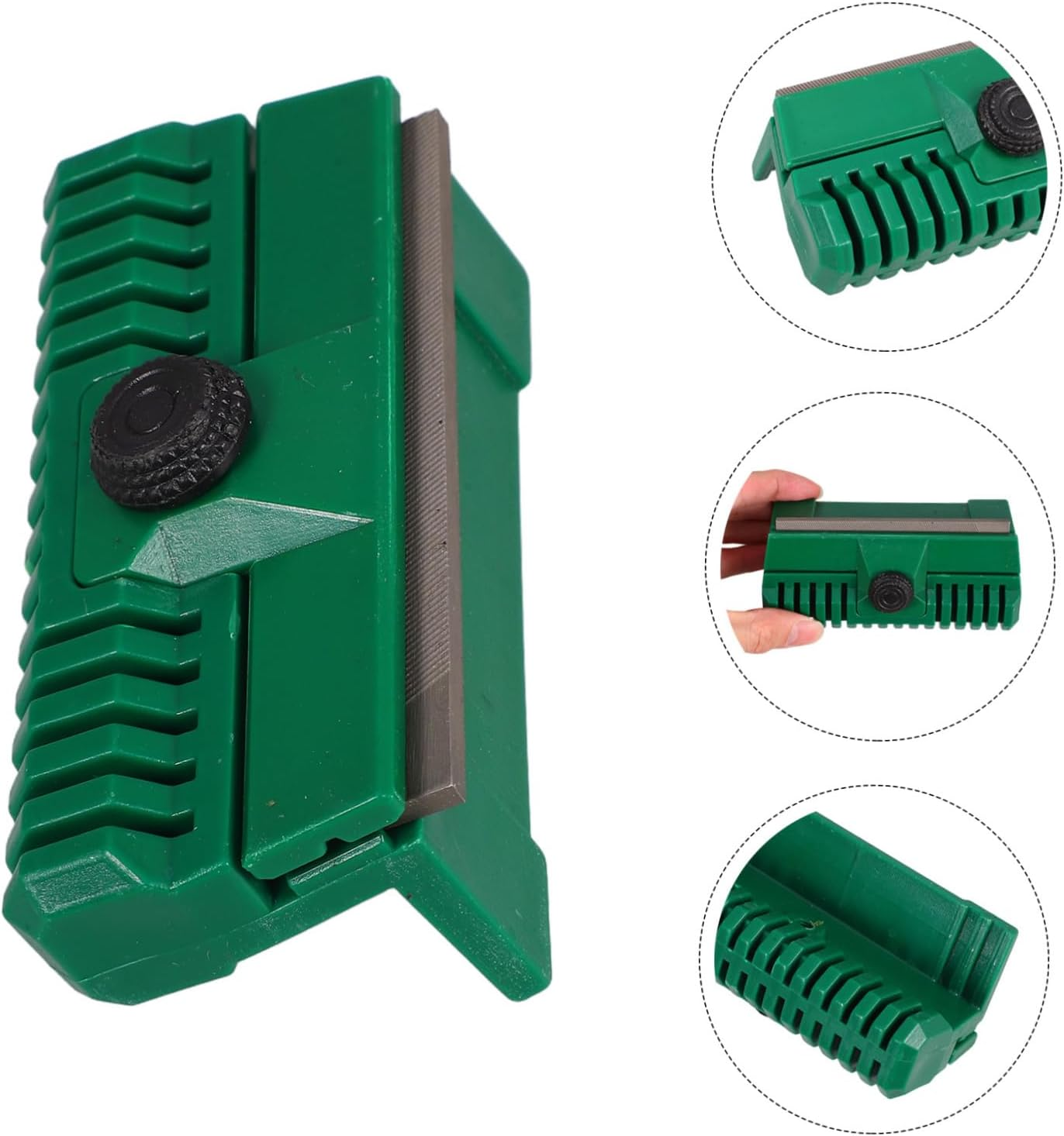 Kisangel Chainsaw Bar Rail Repair Tool 2Pcs Plastic Guide Bar Dressing Tool for Chainsaw Chain Maintenance and Efficient Outdoor Power Accessories image number 3