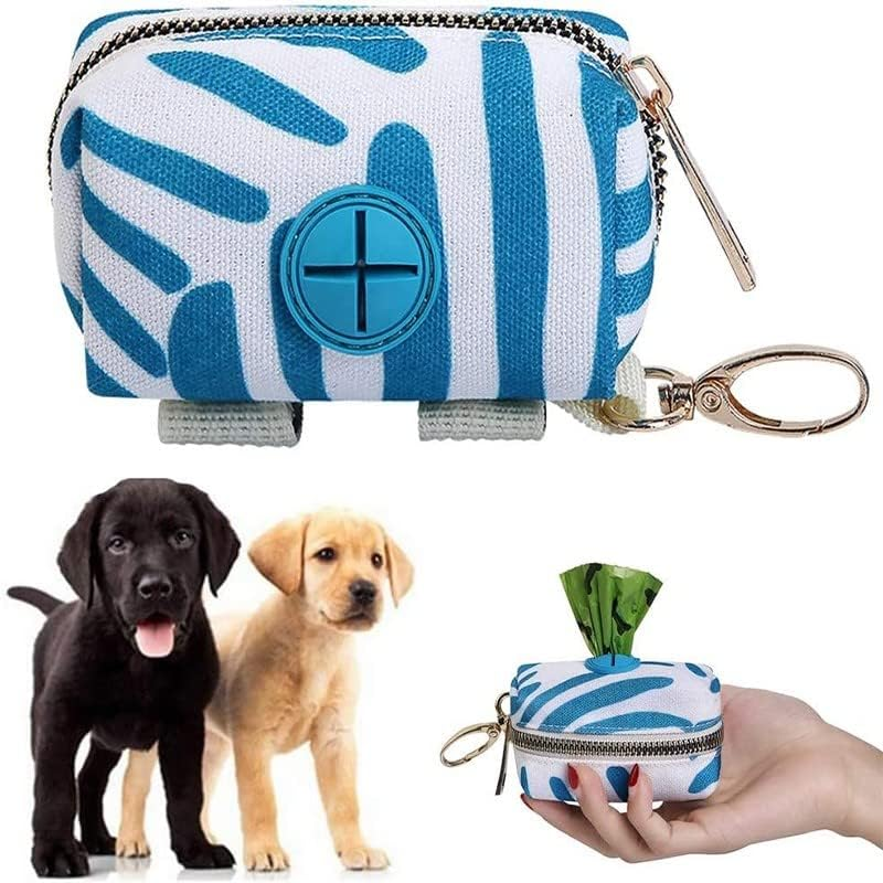 Dog Poop Bag Holder Pet Puppy Garbage Waste Pick up Bags Dispenser Pouch Outdoor - Durable, Portable Waste Bag Holder for Pet Owners - Attachable to Belts, Harnesses