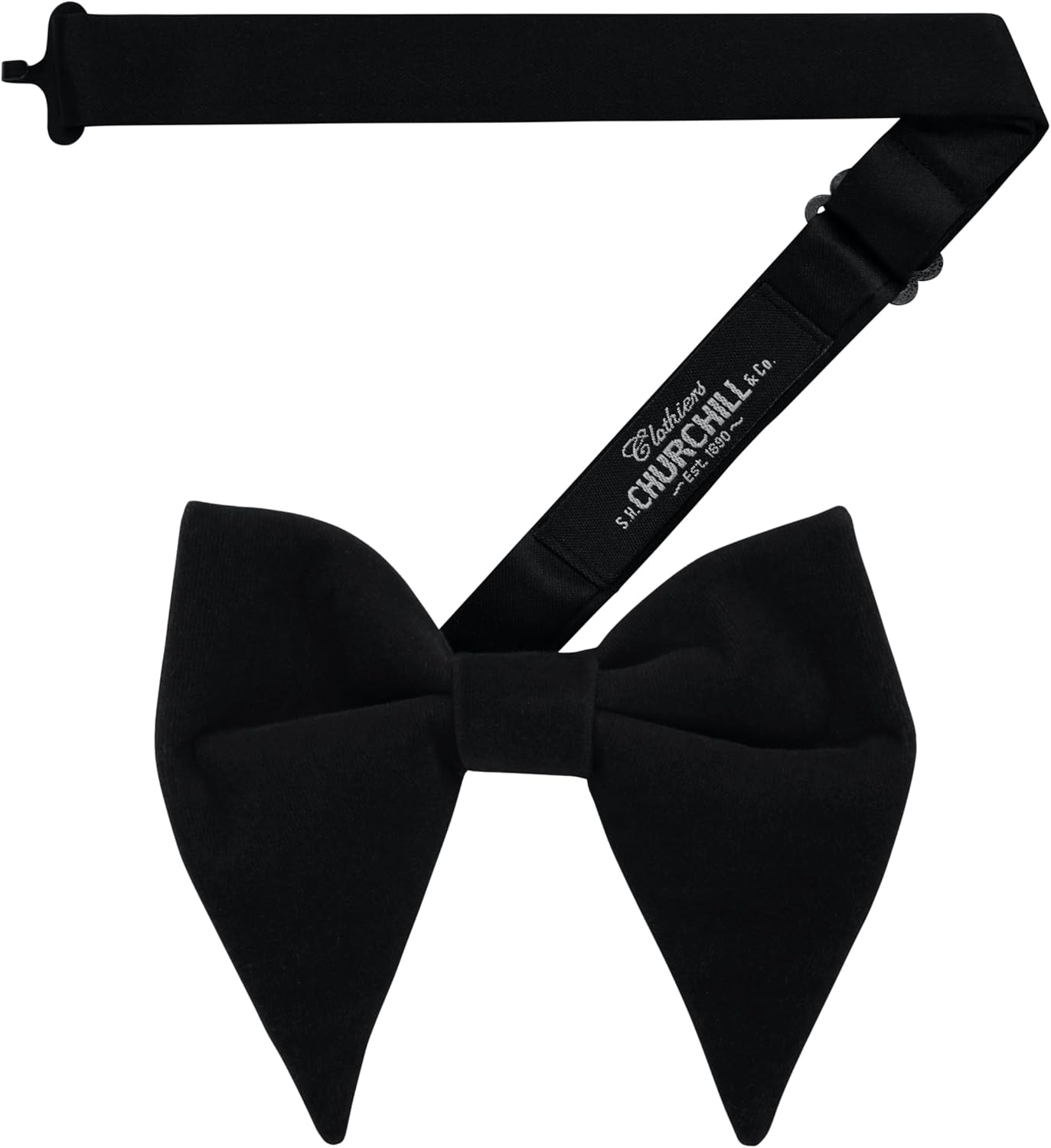 S.H. Churchill & Co. 100% Velvet Teardrop Formal Bow Tie image number 4