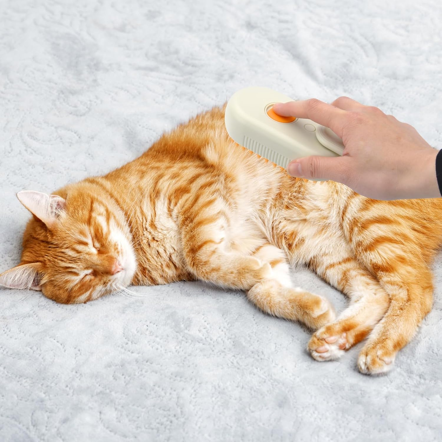 Cat Brush with Steam, Steamy Pet Brush, Dog Cat Brush with Water Steam Brush for Cats, Dogs, Pet Spray, Massage Comb, Cat Comb with Steam, Pet Comb, Fur Brush, Cat Hair Brush