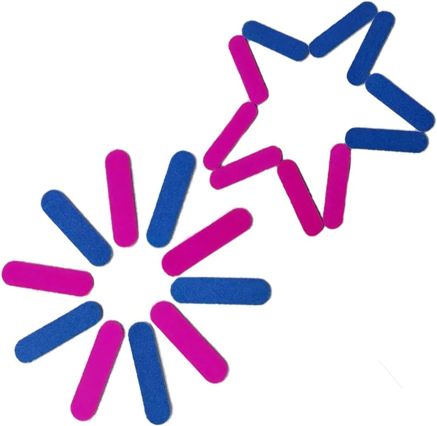 100 Pcs Mini Nail Files Double Sided 180/240 Grit Portable Professional Emery Boards Nail File Tool for Home Salon